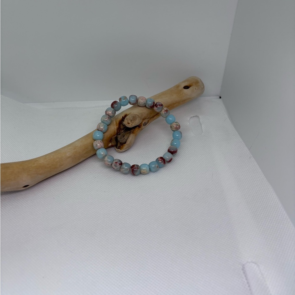 Beaded stretch bracelet